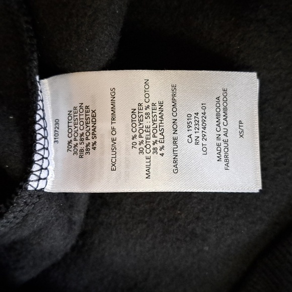 Lole Haf Zip Pullover Sweatshirt Women's XS Black Cozy Hooded Top NWT - Picture 10 of 12